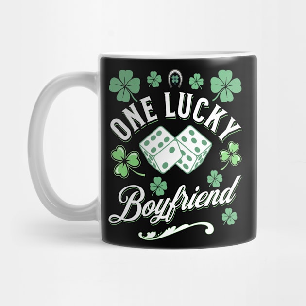 One Lucky Boyfriend St Patricks Day Dice Clover Green Irish by Intuitive_Designs0